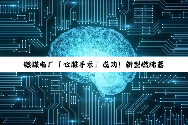 燃煤电厂「心脏手术」成功！新型燃烧器实现15%极低负荷稳定运行，调峰速度提升3倍