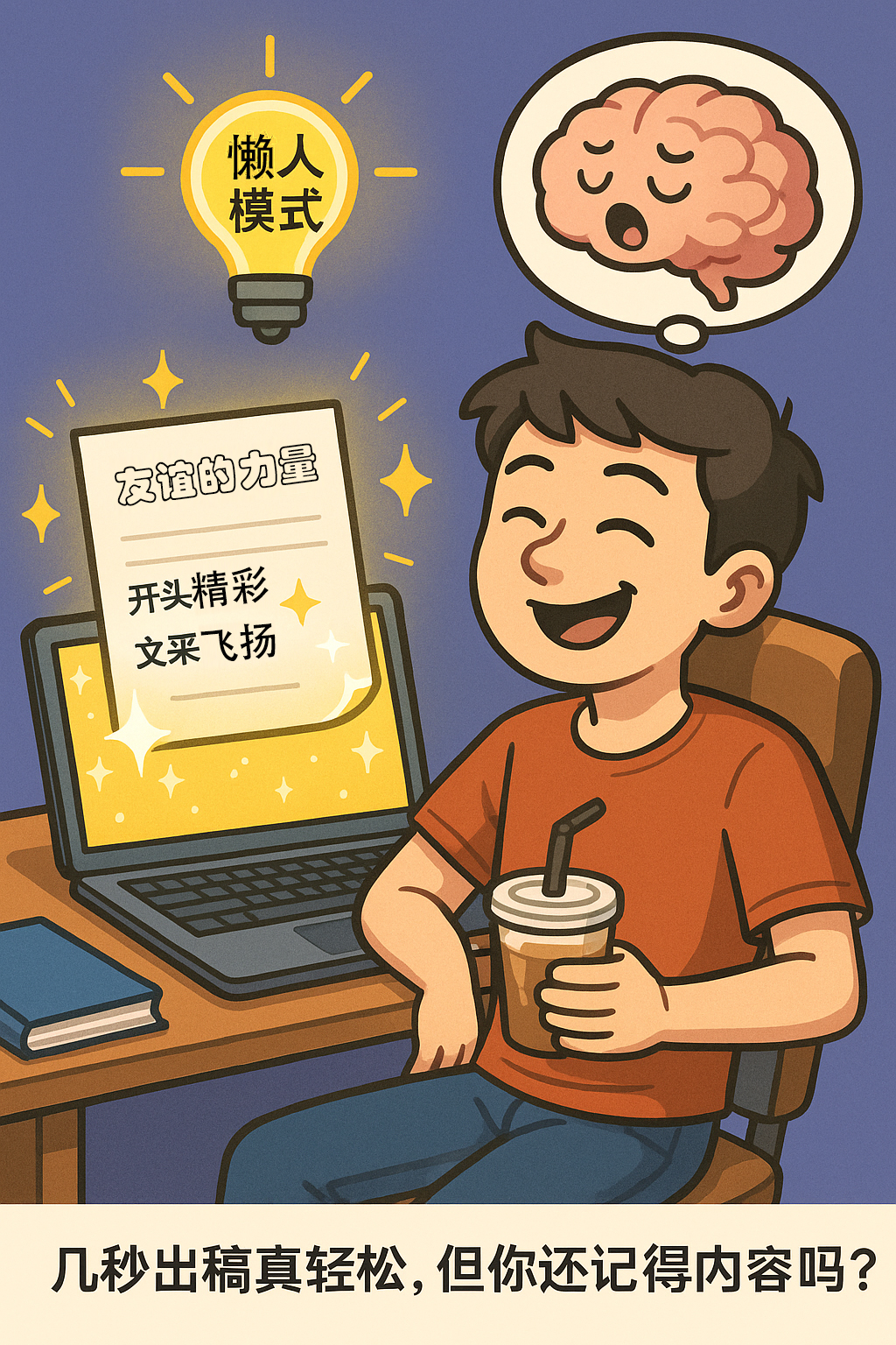 当 AI 替你写作文，大脑会变成“懒羊羊”吗？